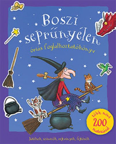 Boszi seprűnyélen - Óriás foglalkoztatókönyv