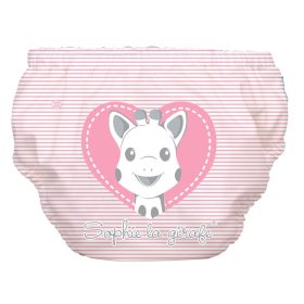   Charlie Banana - Úszópelenka és leszoktató pelenka- Pencil Stripe Sophie Pink