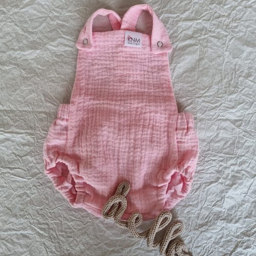 Duplagéz romper - Babarózsaszín