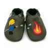 Liliputi puhatalpú cipő - Tűzoltó- Tappancsos 