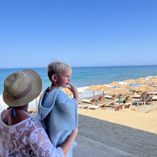 Kapucnis Törölköző Poncsó - Menta