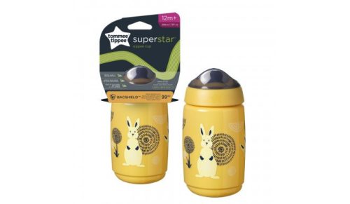 Tommee Tippee Superstar Sippee csőrös itatópohár  390 ml- sárga