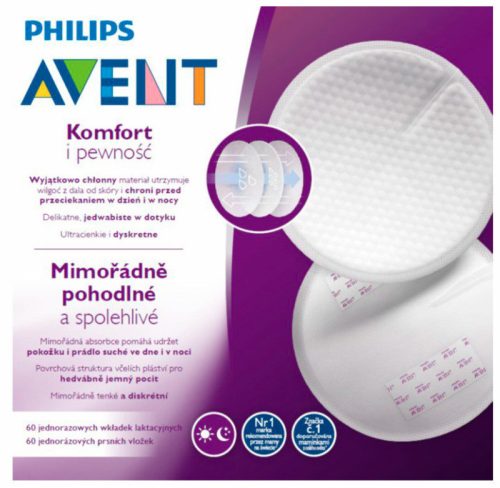 Philips Avent eldobható melltartóbetét nappali 60 db