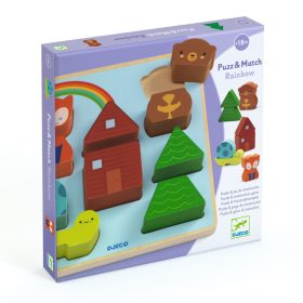   Formaillesztő és formapárosító - Szivárvány - Puzz and Match Rainbow