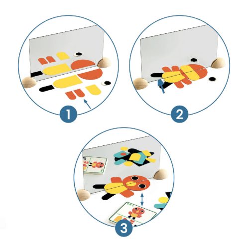 Képkirakó - Tükröző állatfigurák - Ze Mirror Animals