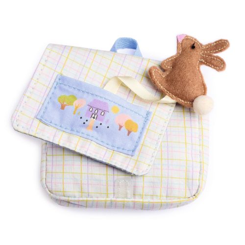 Játékbaba kiegészítő - Iskolatáska - School bag