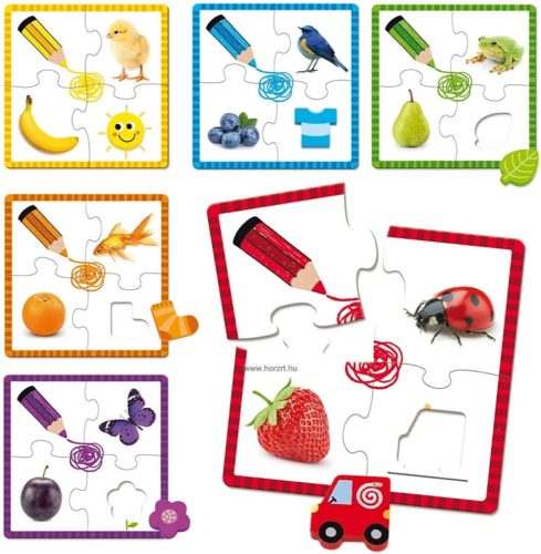 Hape Ismerkedem a színekkel, GOULA puzzle 24 hó+