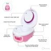 My Carry Potty hordozható bili tetővel- Pink dinoszaurusz