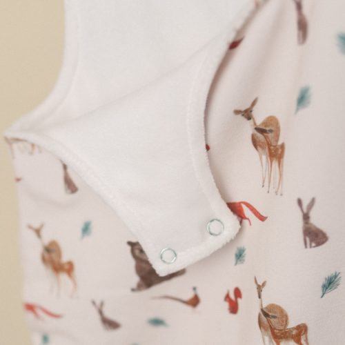 Ivy for Kids X Milyen kedves! - Kamáslis tipegőhálózsák - téli vastagság - Erdei állatok