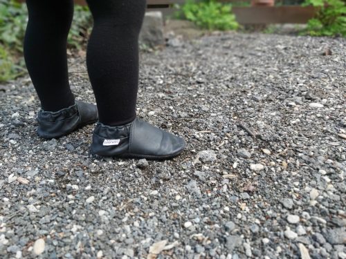 Liliputi puhatalpú cipő - Fekete párduc 