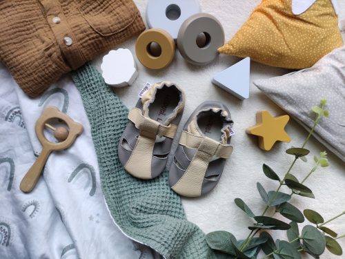 Liliputi puhatalpú szandál - Atacama grey