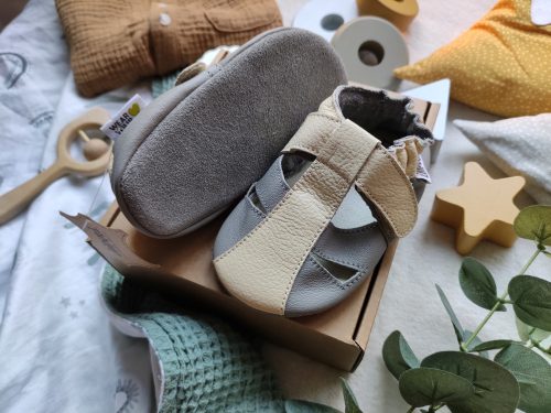 Liliputi puhatalpú szandál - Atacama grey