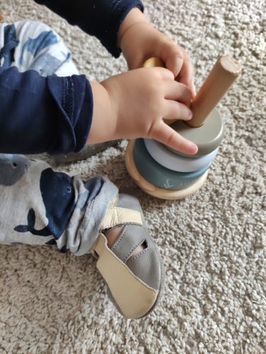 Liliputi puhatalpú szandál - Atacama grey