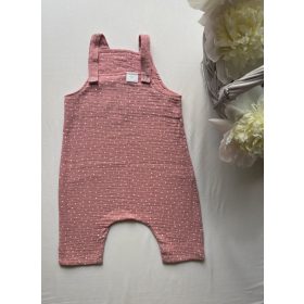 Duplagéz Nyári Kertésznadrág - Pöttyös mályva