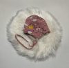 Téli megkötős sapka - Szivárvány unikornis - Rózsaszín