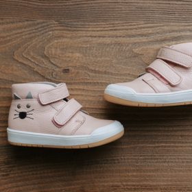   TD Shoes Vízálló Orrvédős Lány Cipő - Rózsaszín cicás